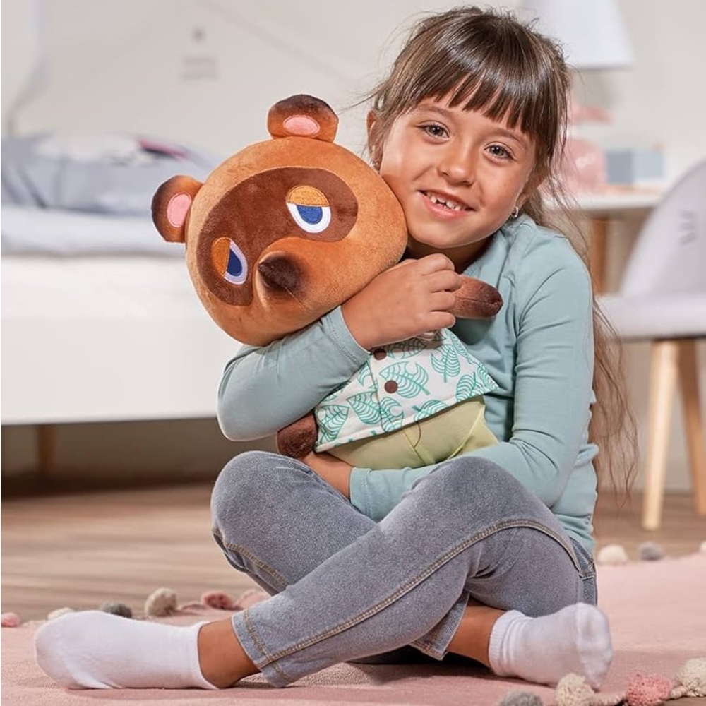 Animal crossing tom nook Brown and Cream Plush Toy